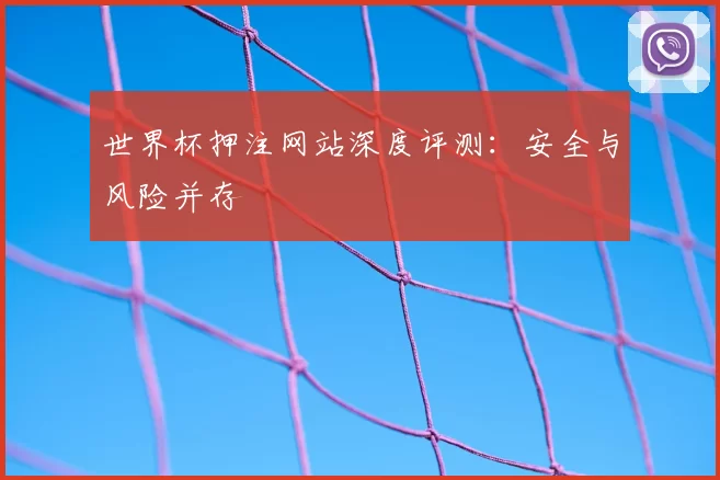 世界杯押注网站深度评测:安全与风险并存