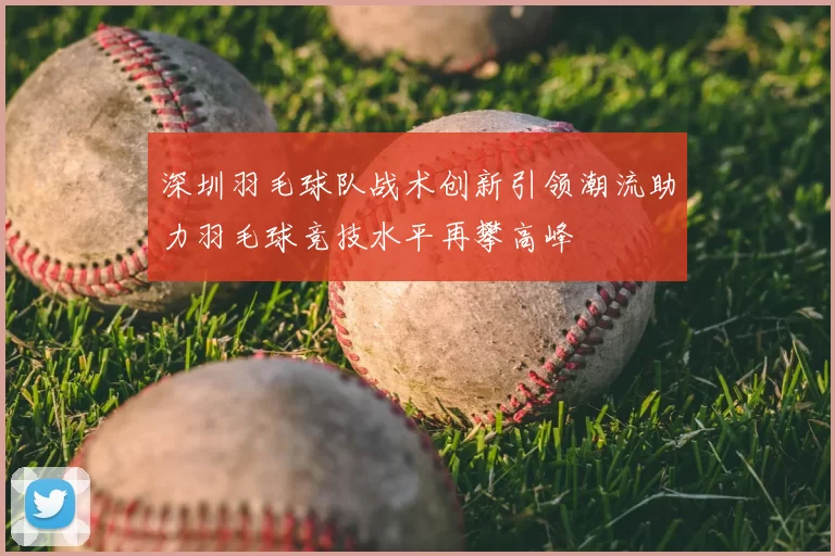 深圳羽毛球队战术创新引领潮流助力羽毛球竞技水平再攀高峰