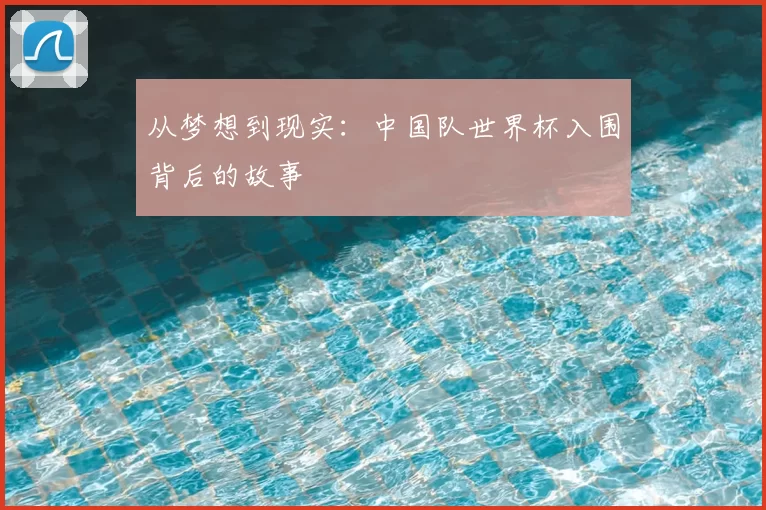 从梦想到现实：中国队世界杯入围背后的故事